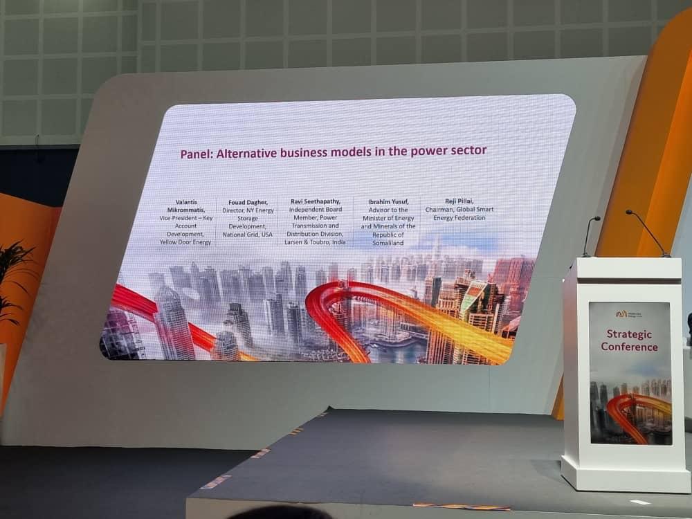 Global Smart Energy Federation at 48th Middle East Energy Exhibition, Dubai World Trade Center.